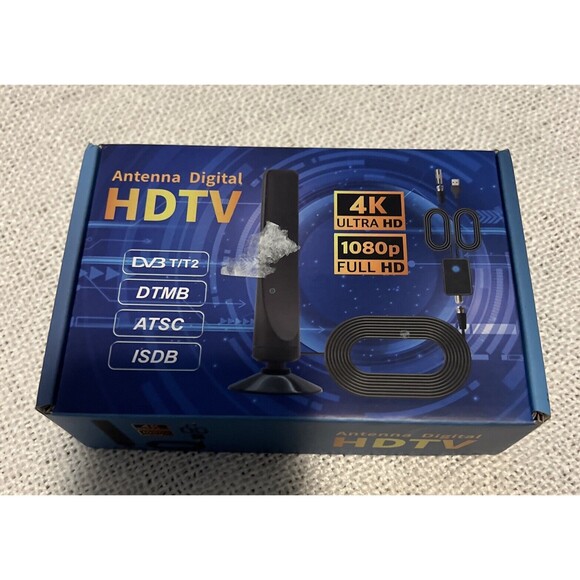 TV Antenna Indoor, HD Antenna for Smart TV ,Support 4K 1080P with Signal Booster - Picture 5 of 6